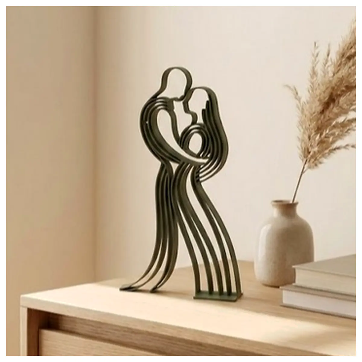 Couple Art Romantic Lines Anniversary Gift Ideas Love Present Box Valentine s Day Decor