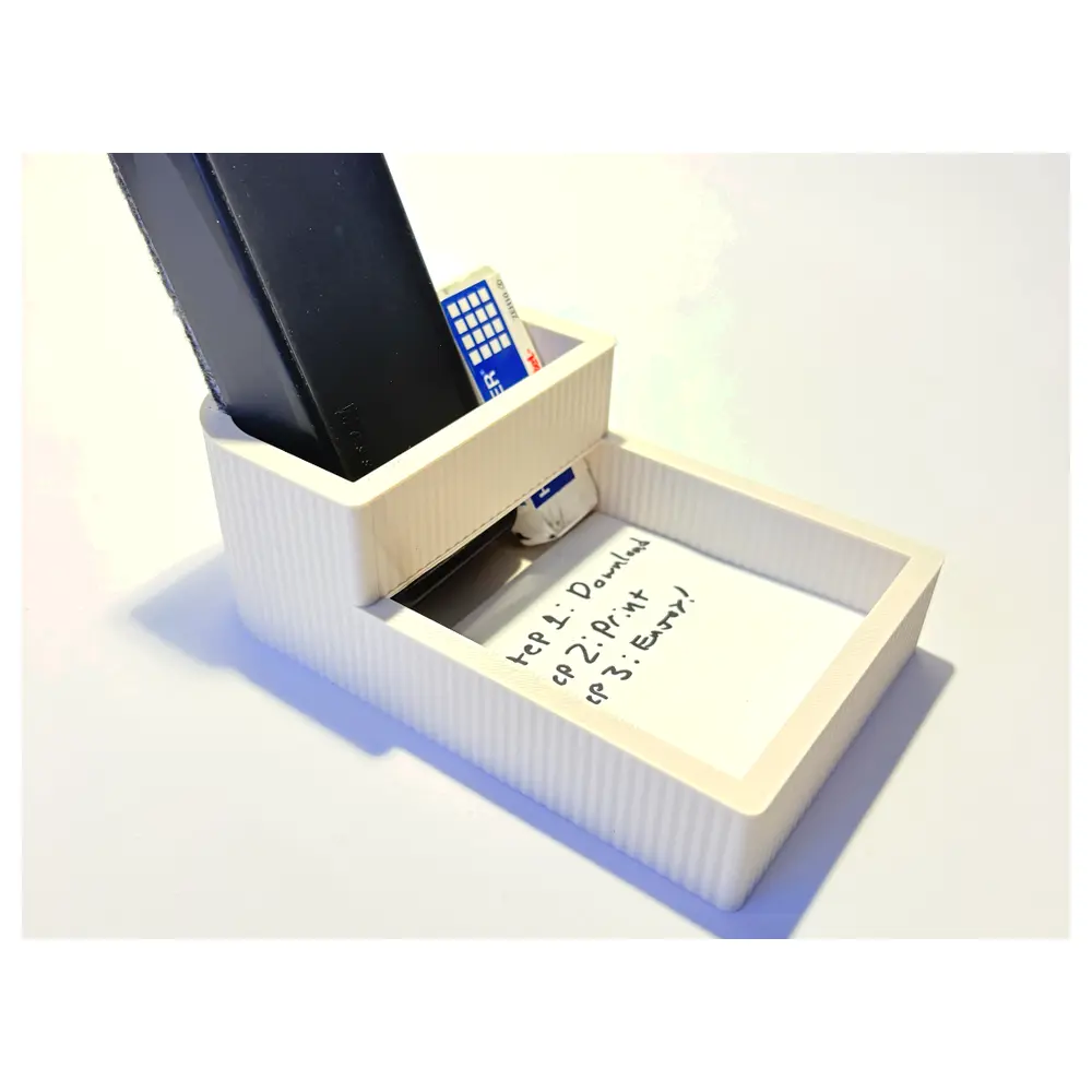 Sticky Note Organizer Desk Storage Paper Holder Filing Box Multi Compartment Organizer Office Supplies