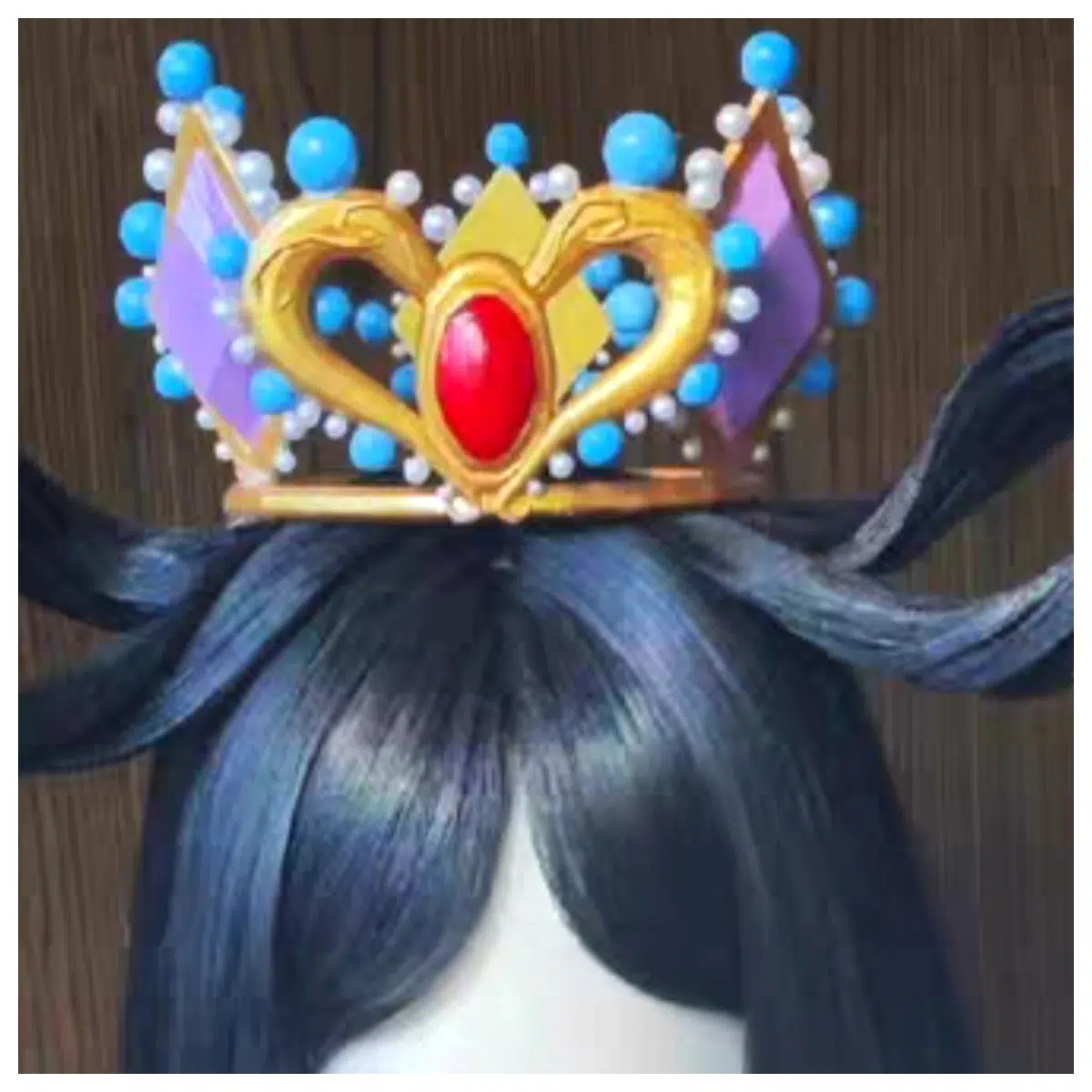 Yueroli Crown Cosplay Princess Crown Roleplay Headwear Dragon Decoration Yueroli Cosplay Accessory