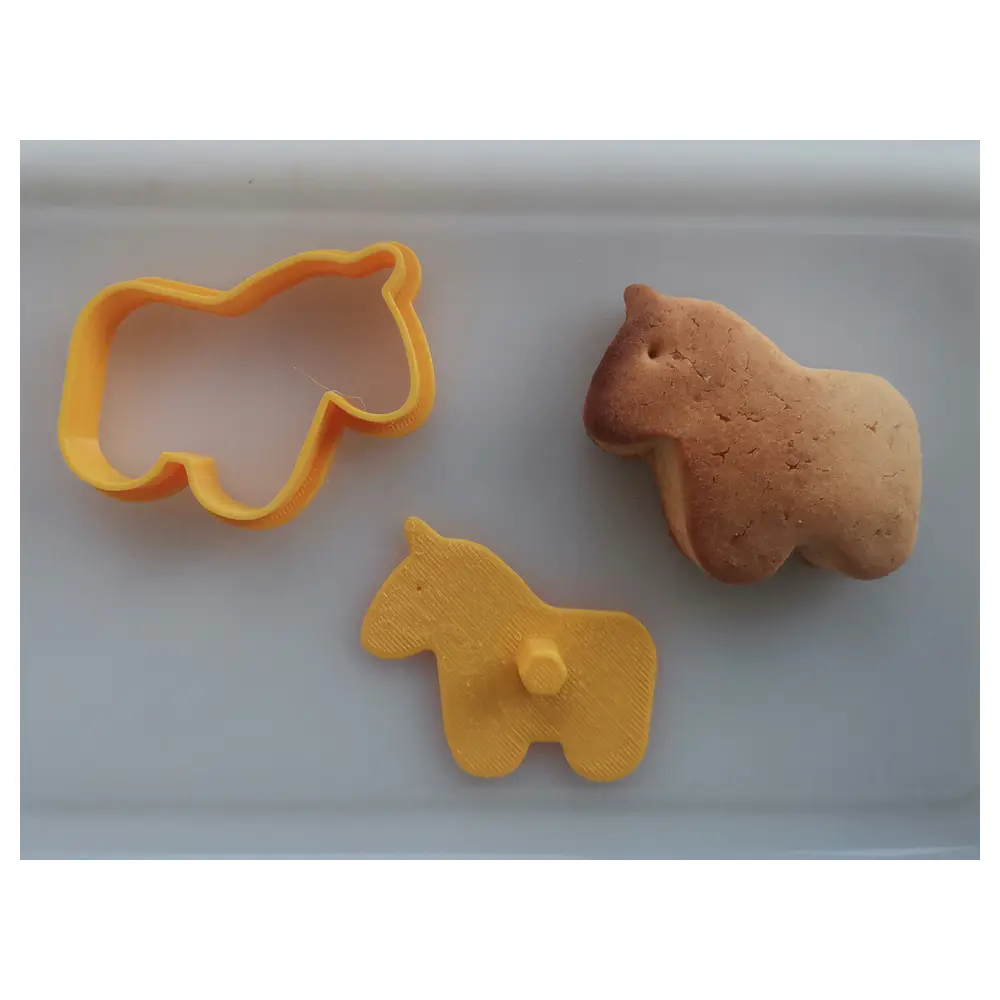 Horse Year Cookie Easy Release Fun Baking Cookie Molds Animal Cookie Molds