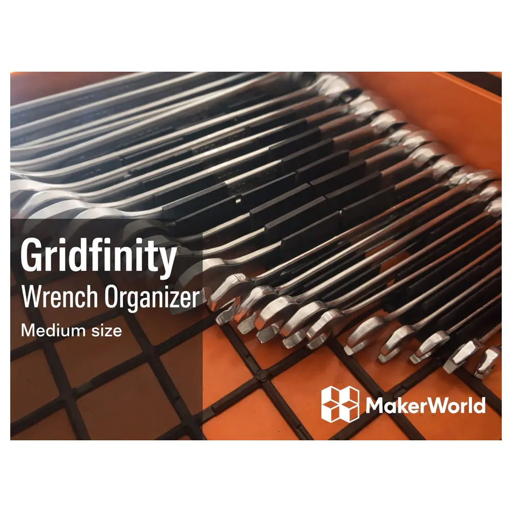 Wrench Organizer Middle Tool Storage System Organization Efficiency Repair Parts Utility Space