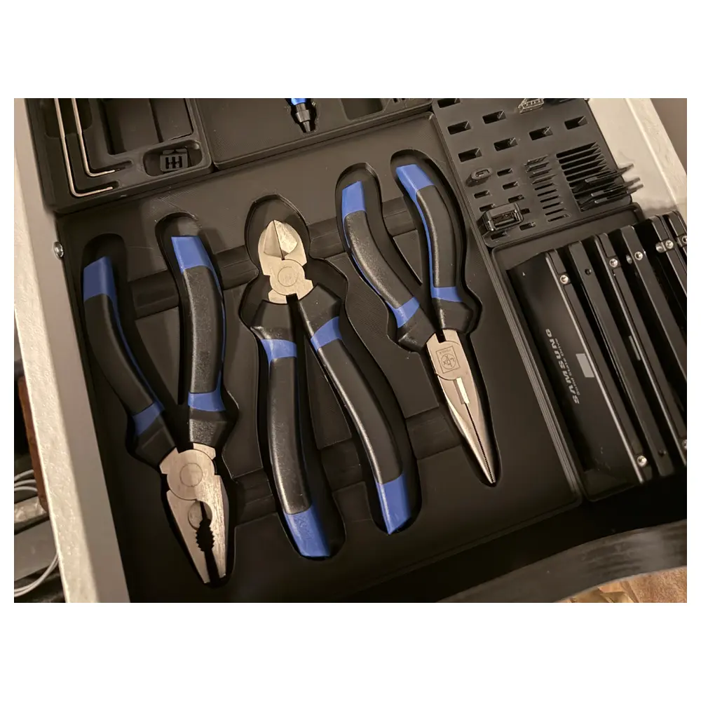 Gridfinity LUX Tools Tool Rack Organizer Storage System Cable Management Workbench Accessories