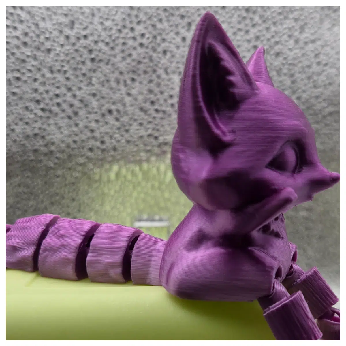 Posable Fox Model Toy Flexible Joints Animal Figure Kids Gift Fox Accessories Realistic Fox