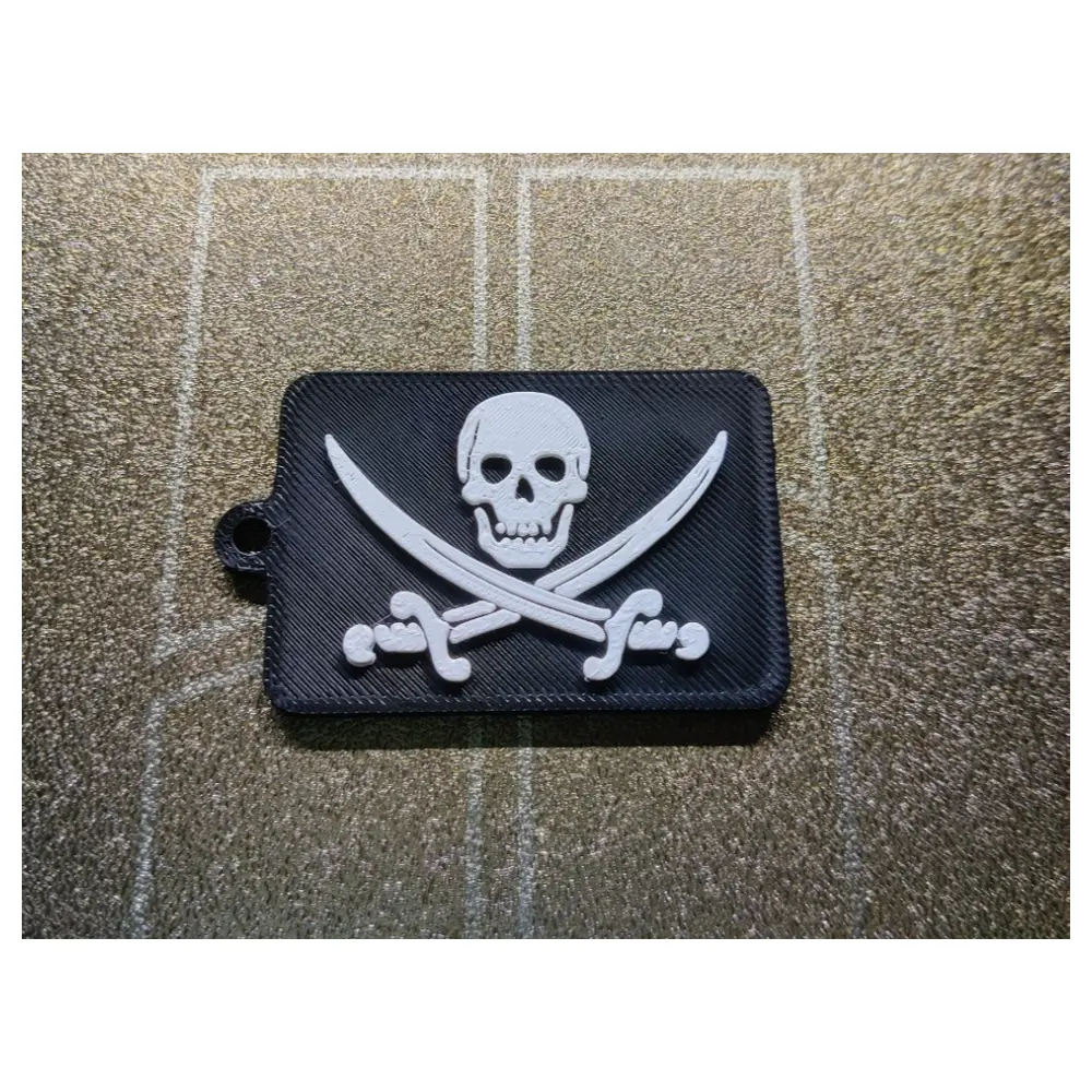 Skull Flag Keychain Pirate Ship Shape Decoration Hanging Memorial Keychains Nautical Decor Sea Flags Charm