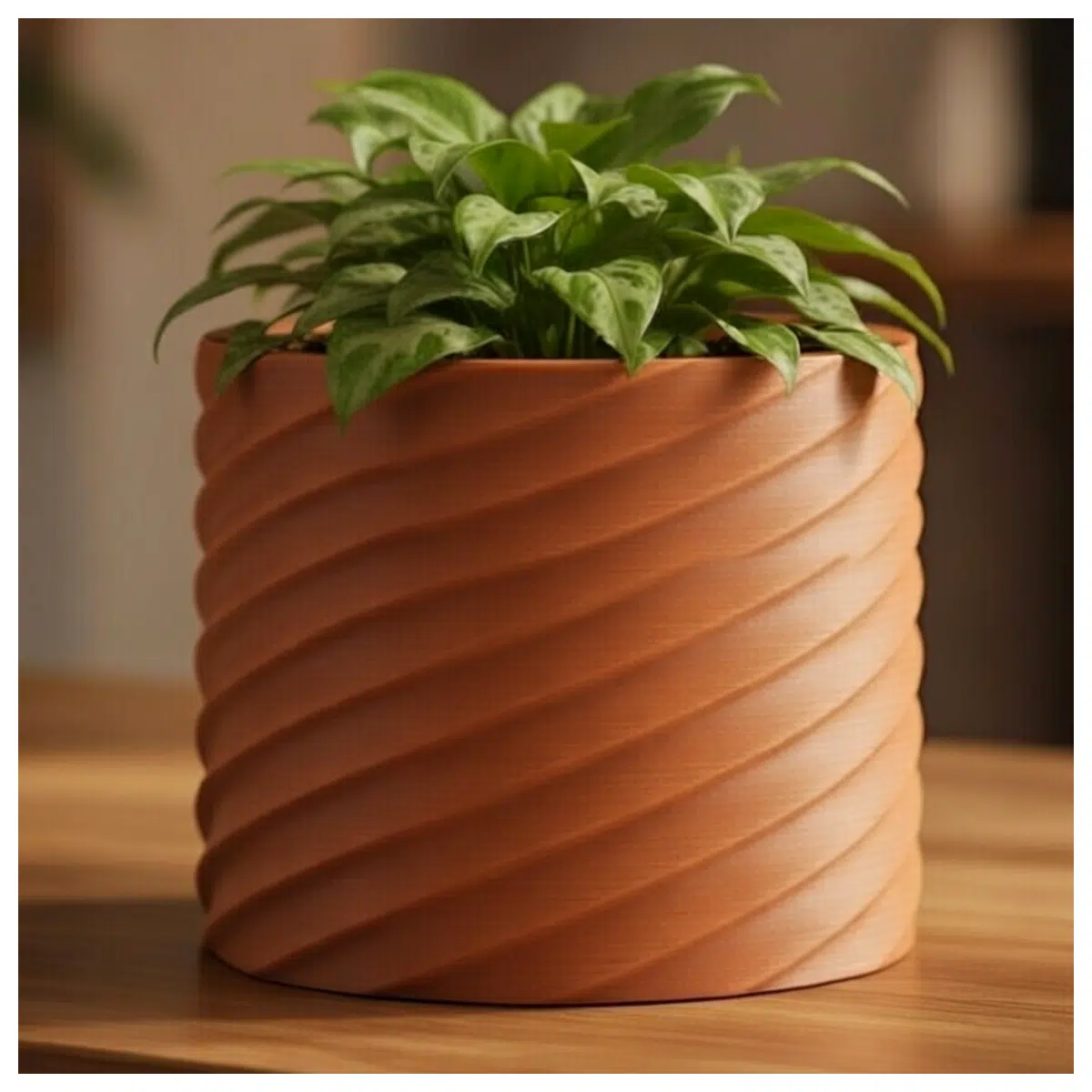 Spiral Winding Flower Pot 3D Printed Flower Planter Creative Garden Decoration Indoor Outdoor Flower Pots Succulent Planters Potted Plants