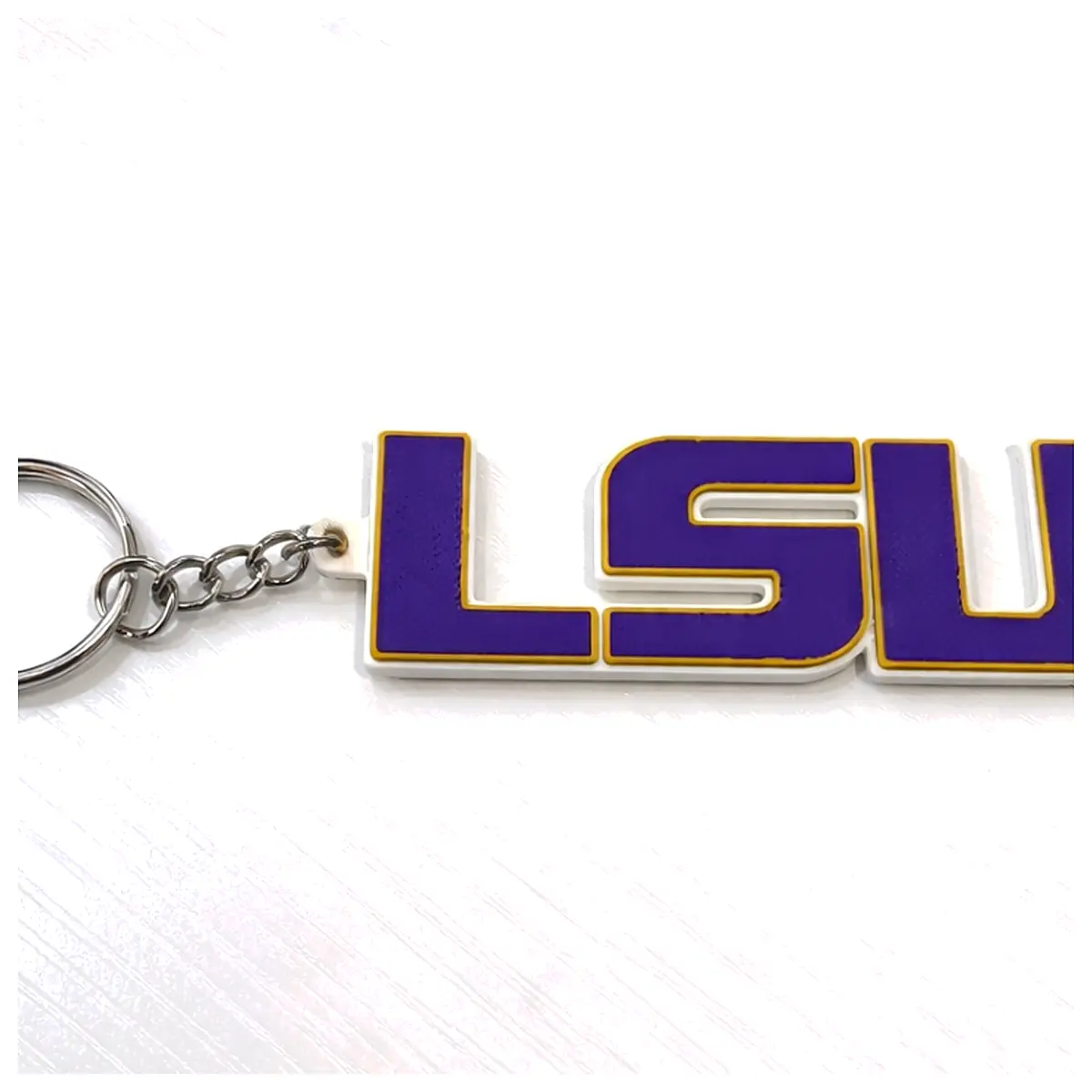 LSU Style Keychains Personalized Souvenirs Car Charms Decoration Keychains Graduation Gifts