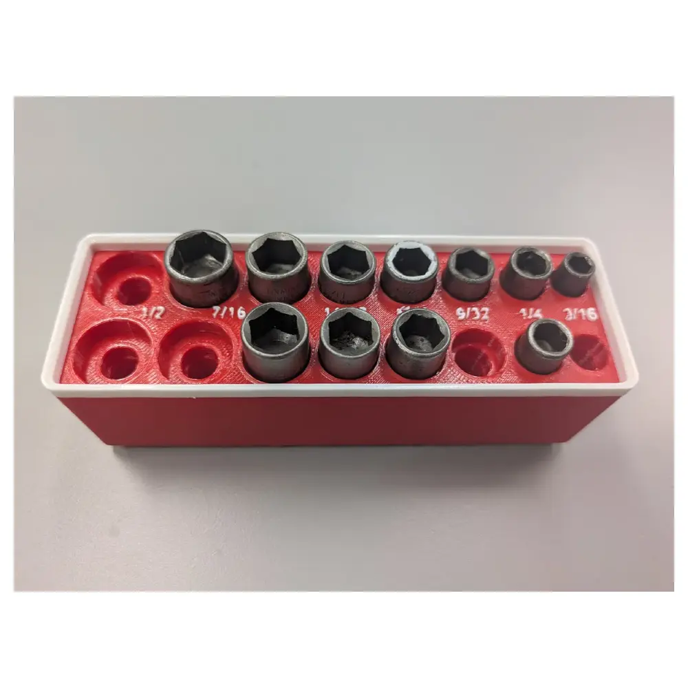Ball Head Socket Organizer Tool Box Socket Set Repair Parts Storage Tightening