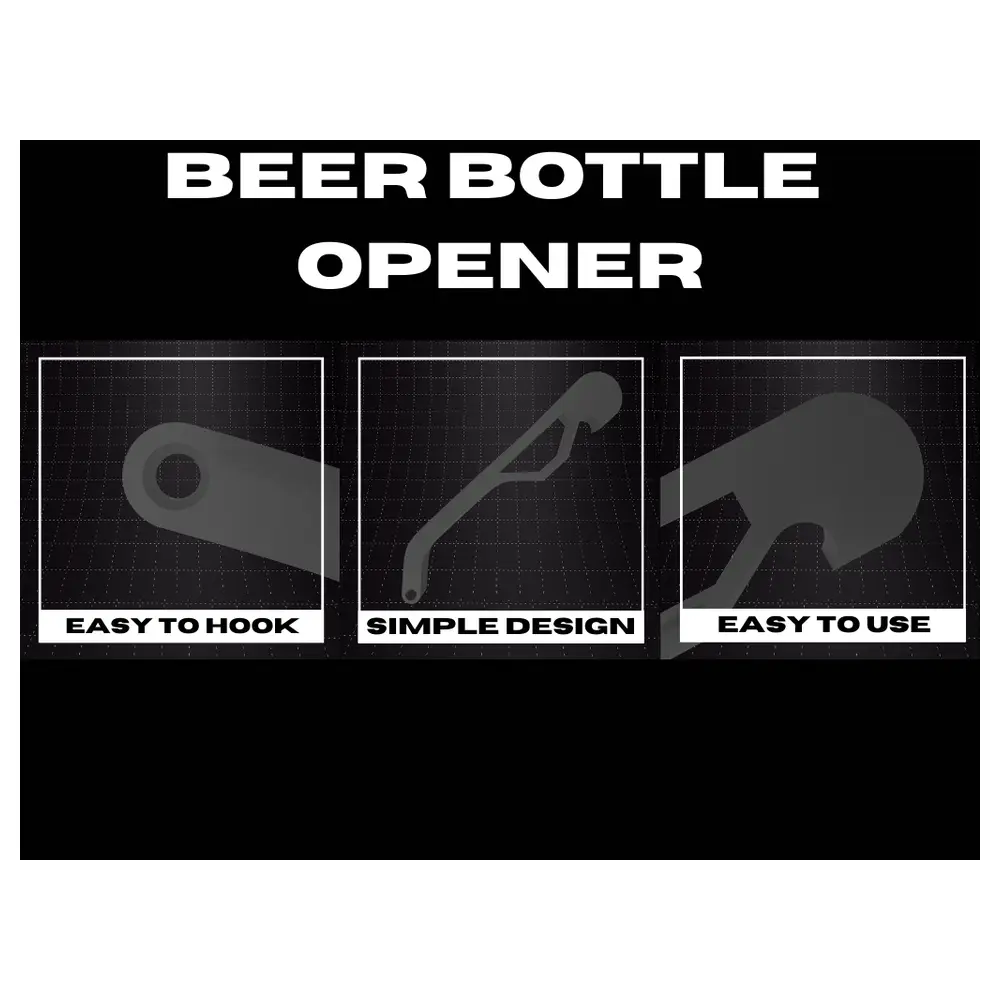 Bottle Opener Beer Opener Tool Corkscrew Bottle Neck Opener Quick Easy Fast