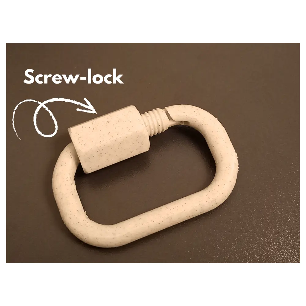 Stress Relief Toy Screw Lock Climbing Carabiner Anxiety Relief Fun Toy