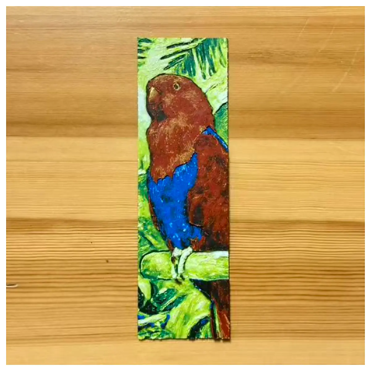 Parrot Bookmark Bird Gift Memorial Keepsake Bird Decoration Bird Collectible Bird Supplies