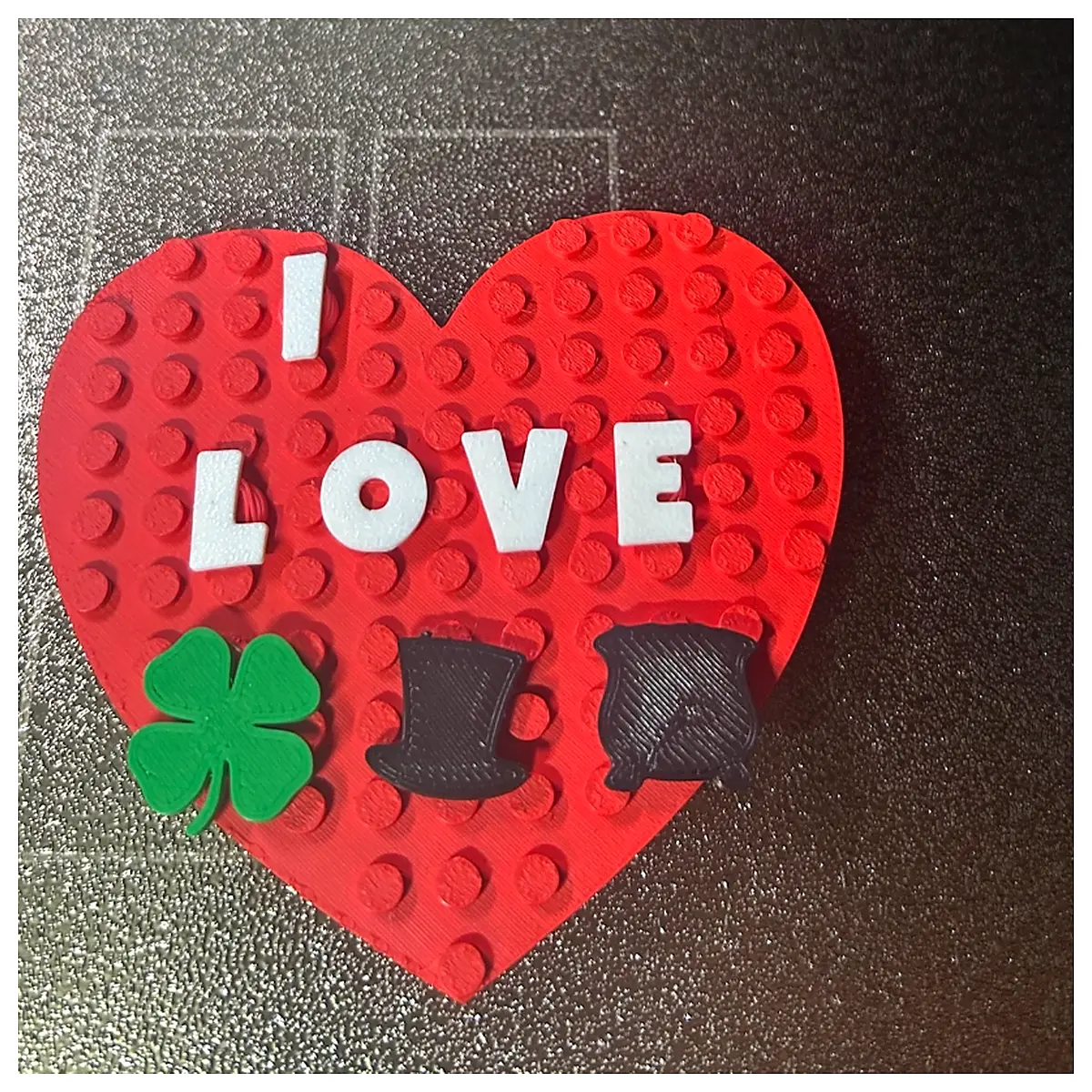 St Patrick s Day Magnetic Block Puzzle Toys Festive Decoration Accessories Fun Brain Teaser