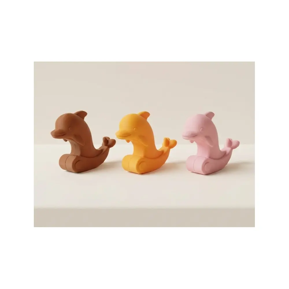 Dolphin Rocking Toys Baby Soother Toys Rattle Fun Early Learning Educational Toys