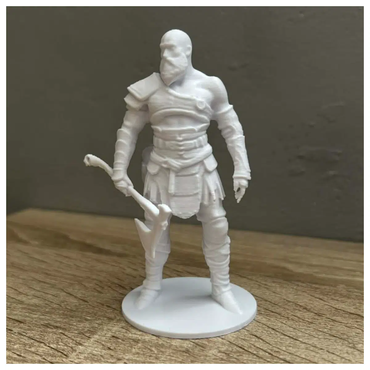 Quetos Figurine War God Model Collectible Anime Character Decoration Statue Display Piece War God Model