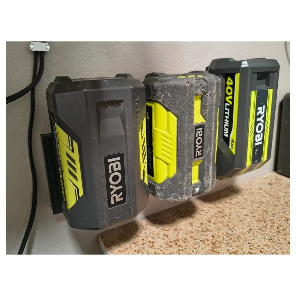 Ryobi 40V Battery Wall Mount Charger Connector Battery Holder Charging Station Accessories Repair Parts