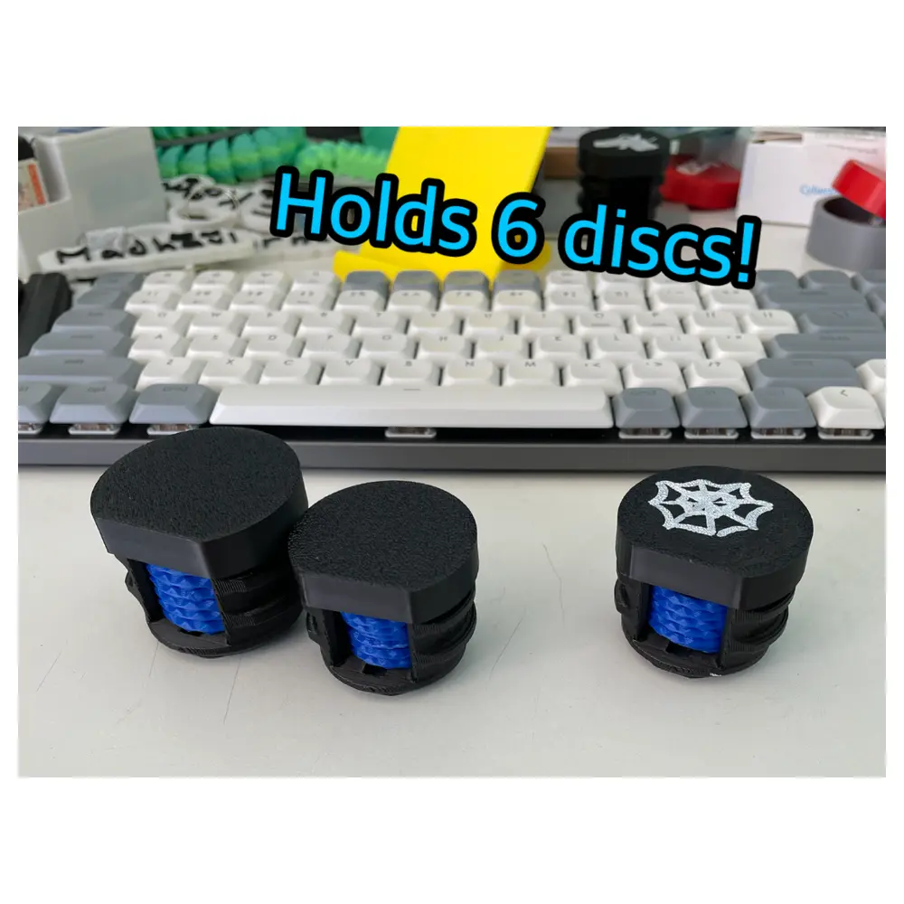 Six Disc Flight Disc Organizer Flight Disc Shooter Disc Storage Box Flight Disc Multi Purpose Sports Equipment
