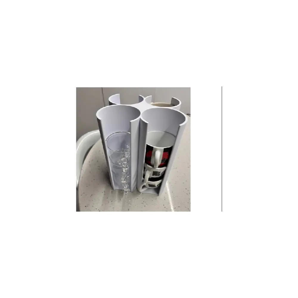 Stackable Espresso Cup Stand Save Space Coffee Cup Holder Coffee Organizer Desk Storage