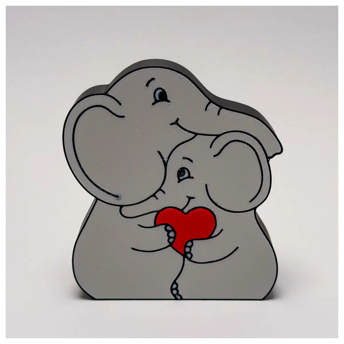 two elephants one zen garden stone ornaments outdoor patio decor mindfulness gifts