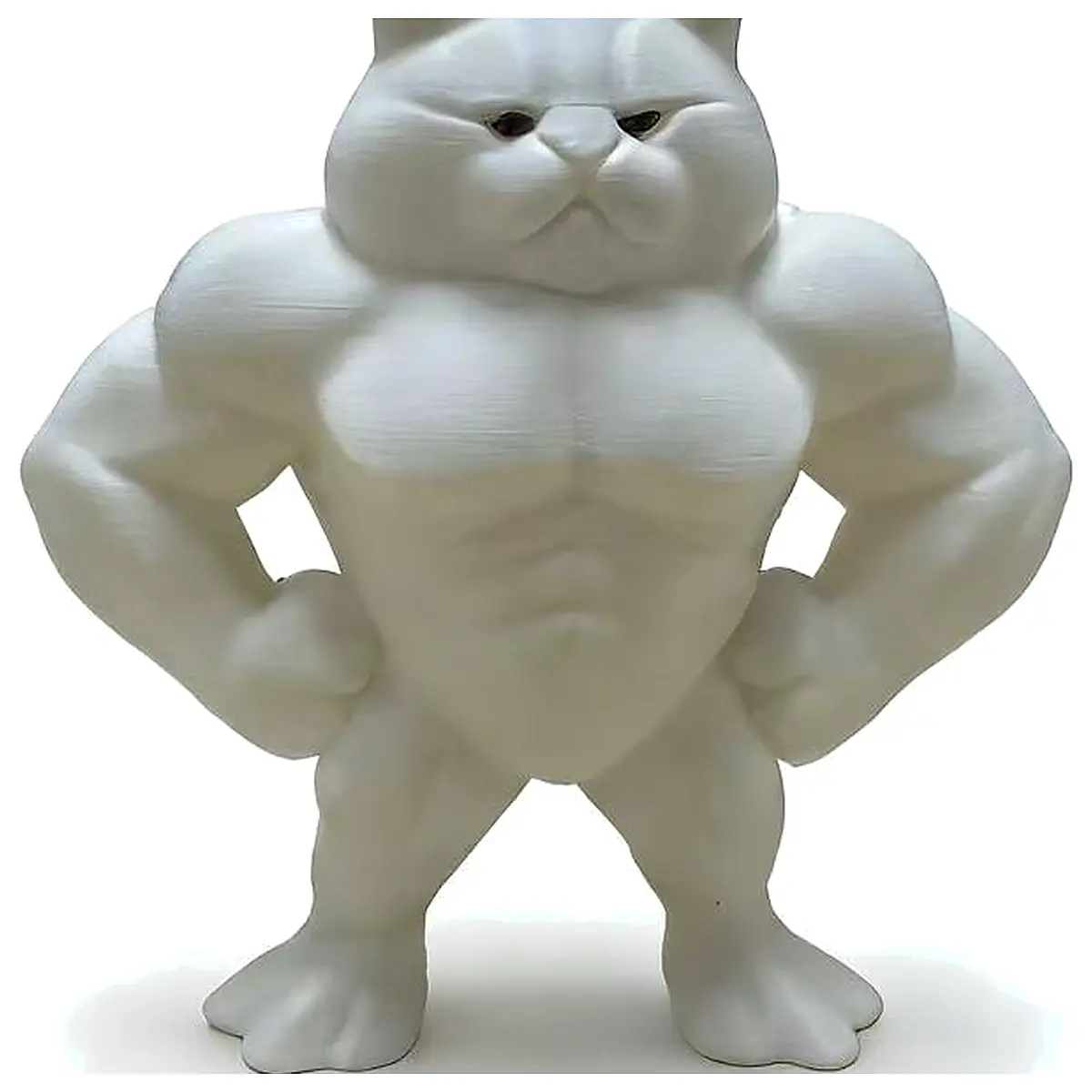 Muscle Cat Figurine Pet Decoration Creative Gift Toy Display Home Decor Muscle Cats