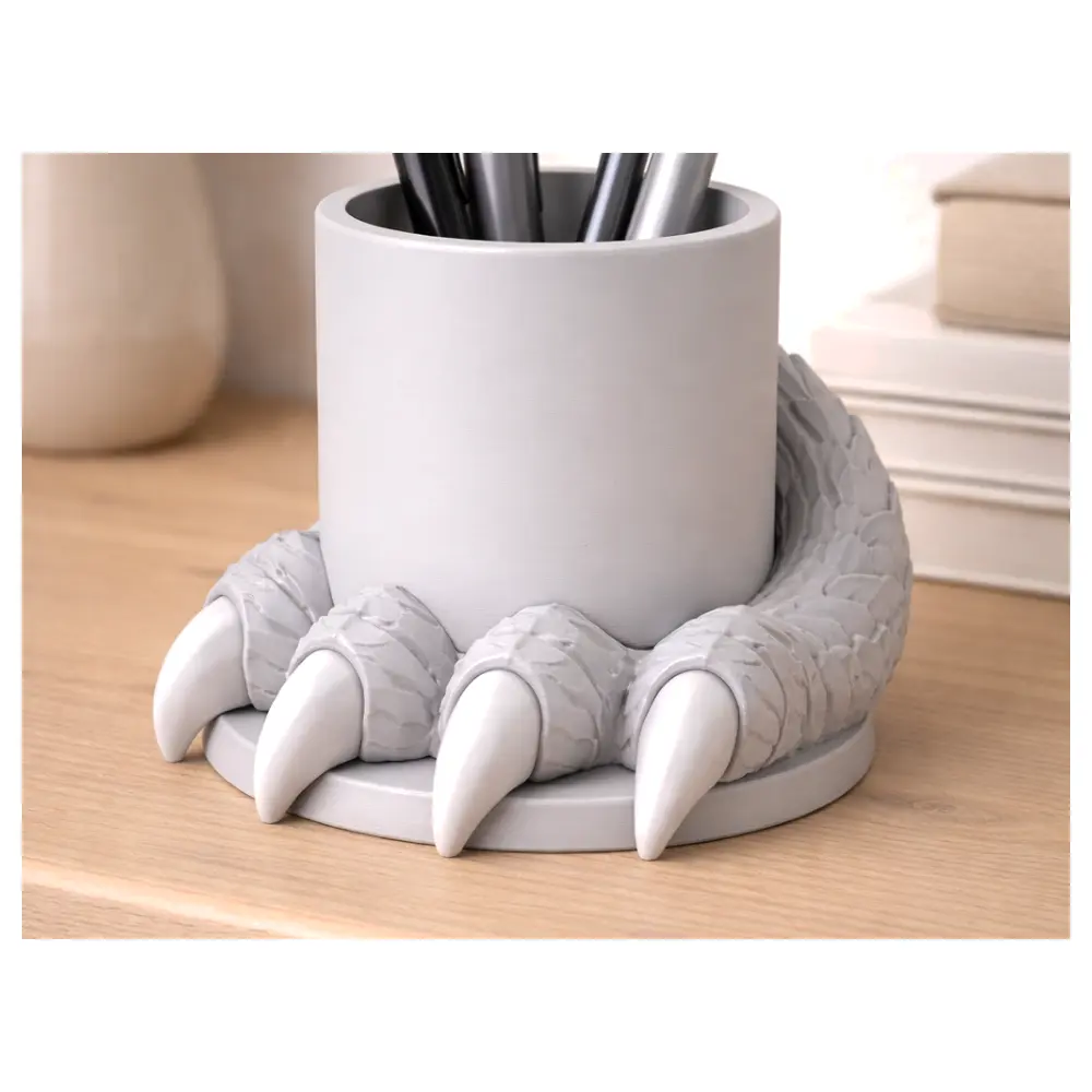Dragon Claw Pen Holder Creative Decor Desk Ornament Endless Book Fair Office Supplies Pen Rack Dragon Claw Design