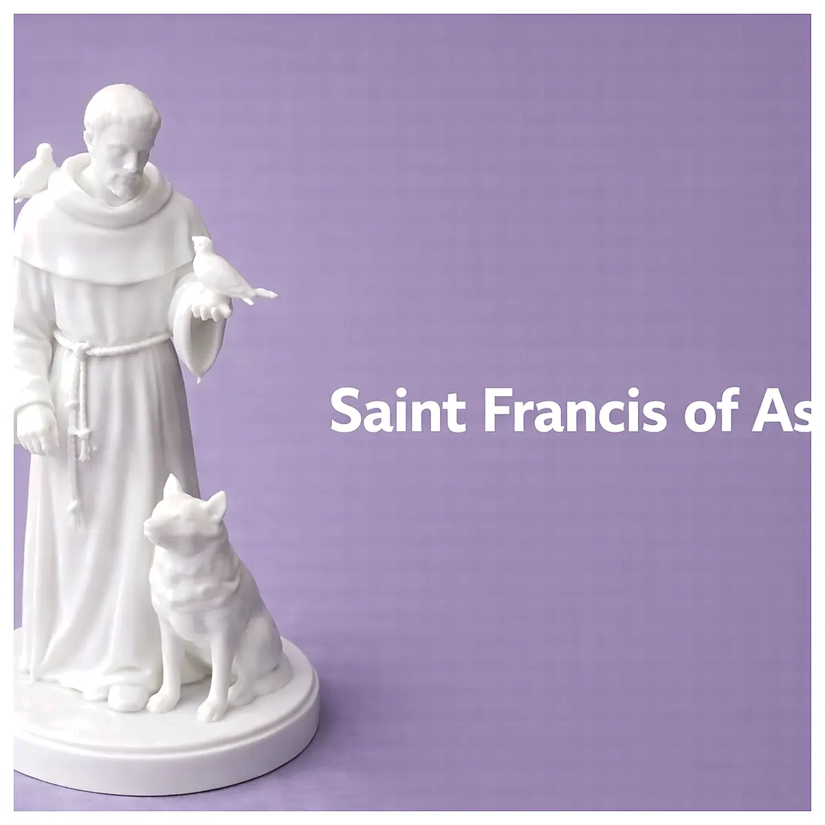 St Francis of Assisi Animal Patron Saint Pet Angel Repair Maintenance Animal Protection