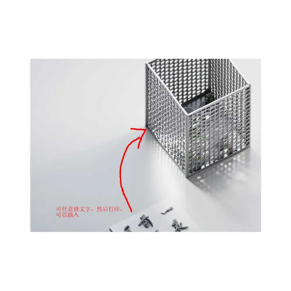 Replaceable Card Pen Holder Creative Desktop Organizer Multi Functional Pen Case Card Pen Stand Office Supplies