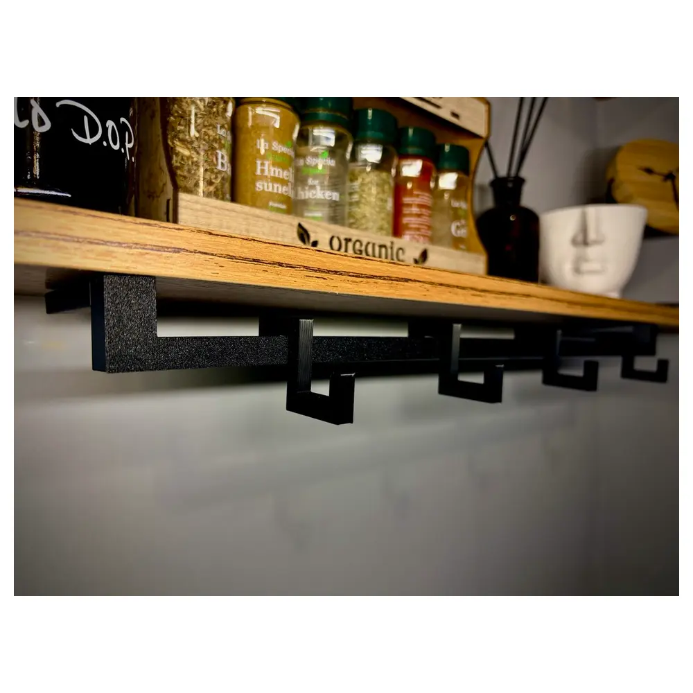Kitchen Hooks Hanging Hooks Multi Functional Shelf Wall Mounting Storage Organizer Kitchen Accessories