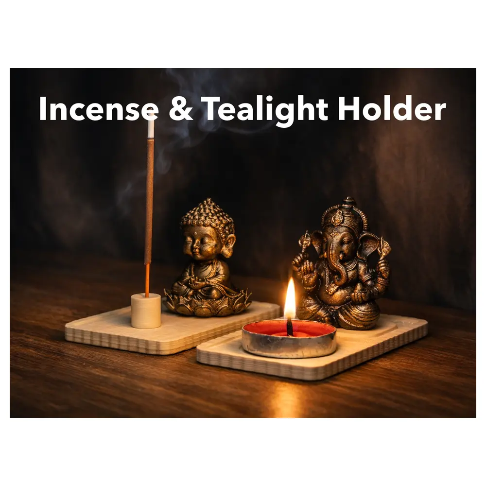 Sacred Incense Burner Candle Holder Ritual Items Fragrance Buddhist Decor Gifts