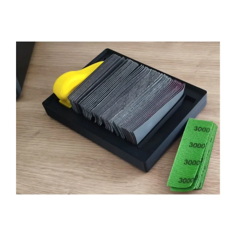 Grinding Machine 3x4 Sanding Block Paper Holder Organizer Desk Storage 3x4 Storage System Multi Purpose