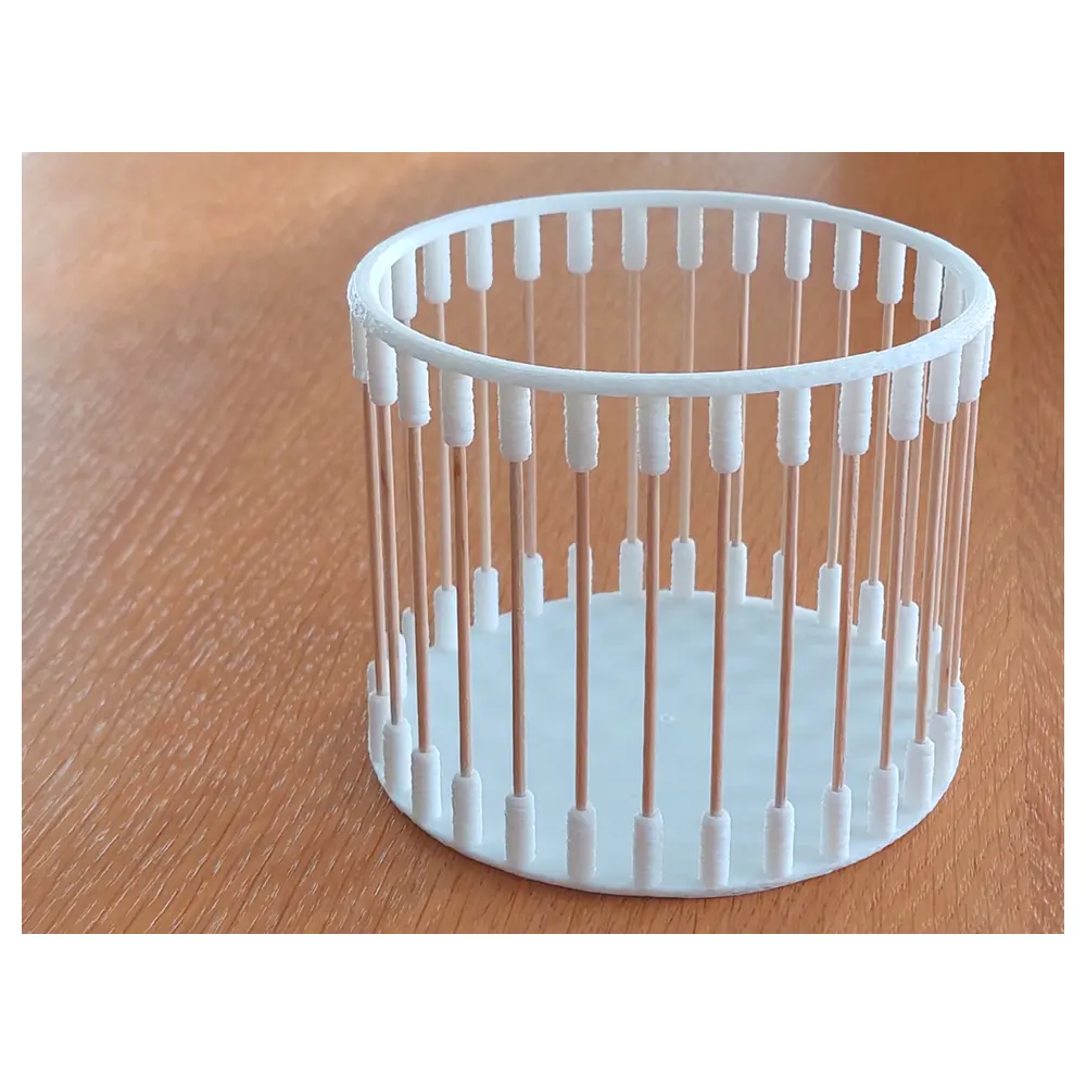 Toothpick Holder Round Elegant Multi Functional Creative Desktop Storage Box Organizer