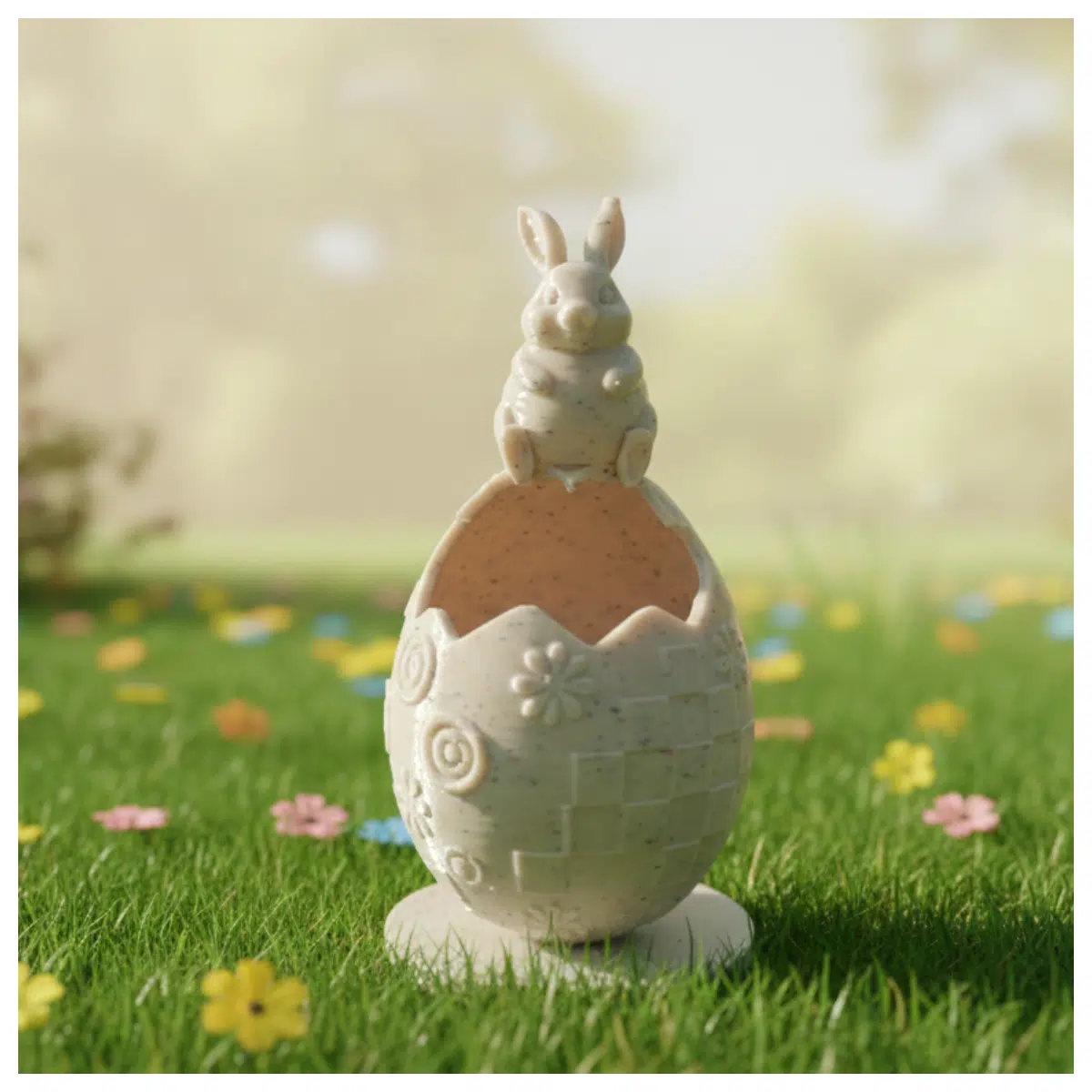 Easter Egg Decoration Egg Cup Rabbit Toy Easter Gift Kids Toy Creative Decor Easter Crafts