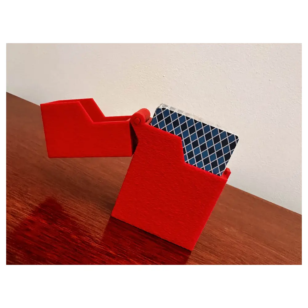 Flip Top Poker Card Box Poker Storage Box Card Collection Box Poker Box Card Organizer Cards