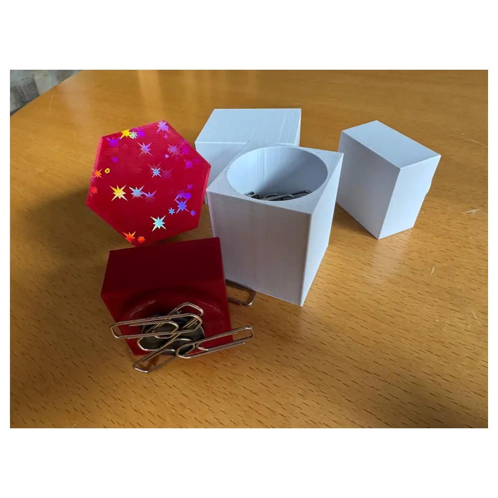 Desktop Paperclip Storage Box Simple Organizer Desk Storage Box Office Organizer Creative Mini Storage