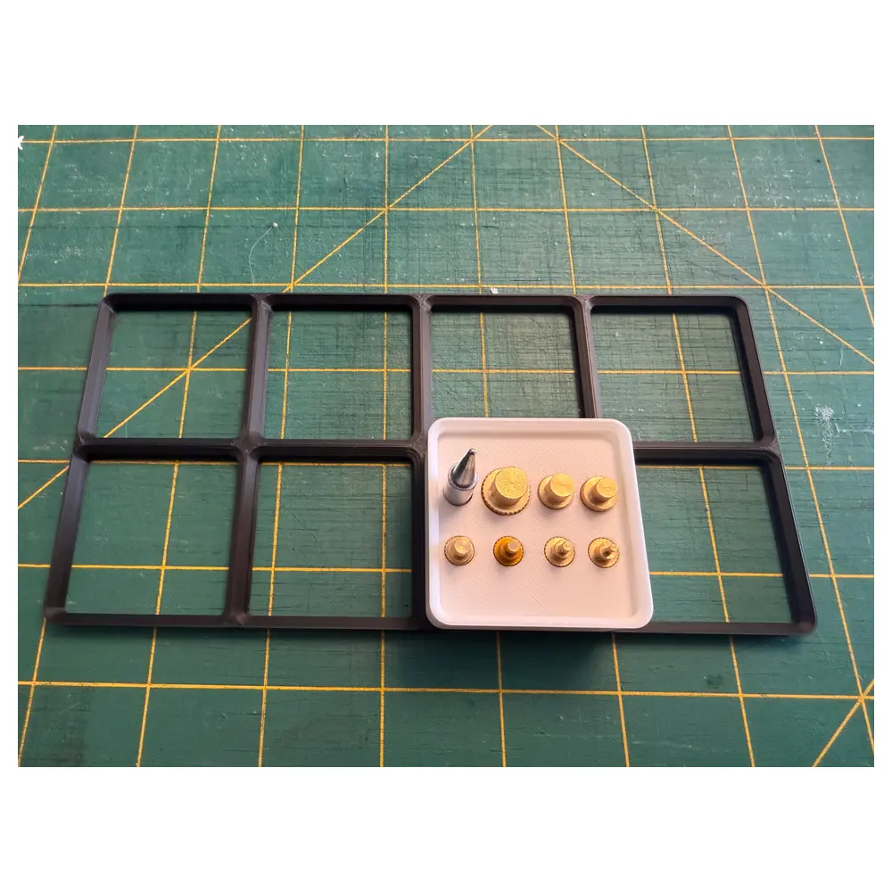 Gridfinity Storage Boxes 3DZWMAN Threading Nuts Organizer Storage Boxes Bins Universal