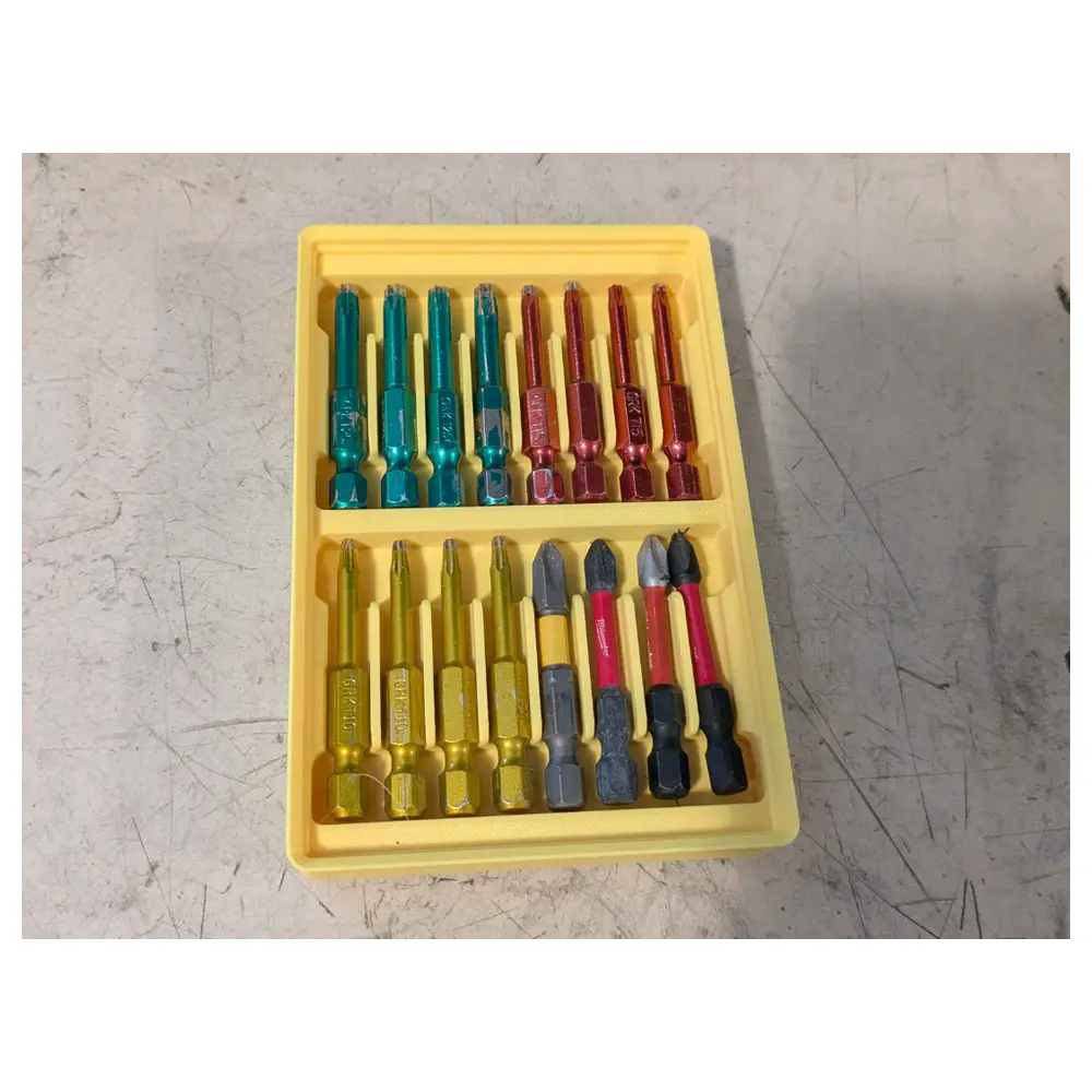Hex Driver Bit 2 Inch Storage Box GridFinity Parts Repair Universal Organizer