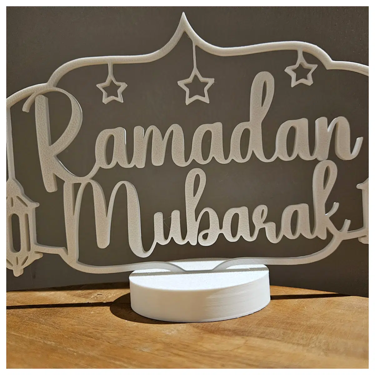 Eid Mubarak Desktop Decoration Festive Islamic Decor Holiday Ornament Ramadan Decor Celebration Accessories Eid Gift Ideas
