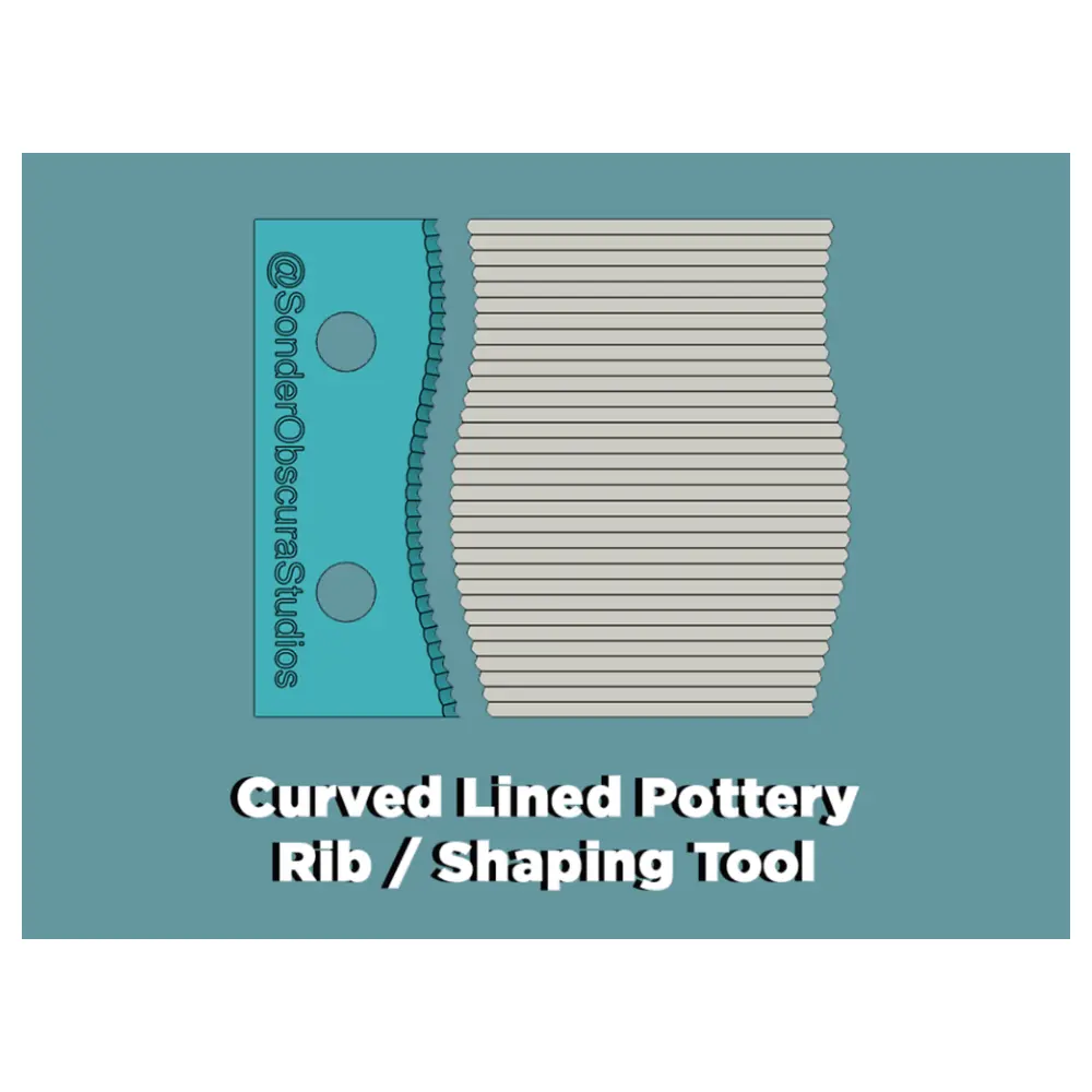 Curve Pottery Cup Clay Shaping Tool Ceramic Handcrafted Decorative Cups Molding