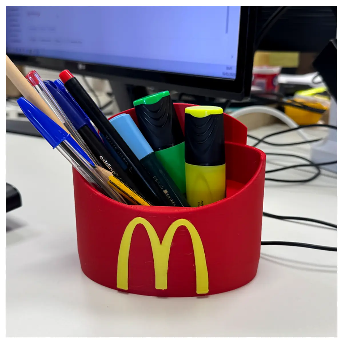 Chip Box Organizer Pen Holder Multi Purpose Storage Box Snack Container Creative Home Decor
