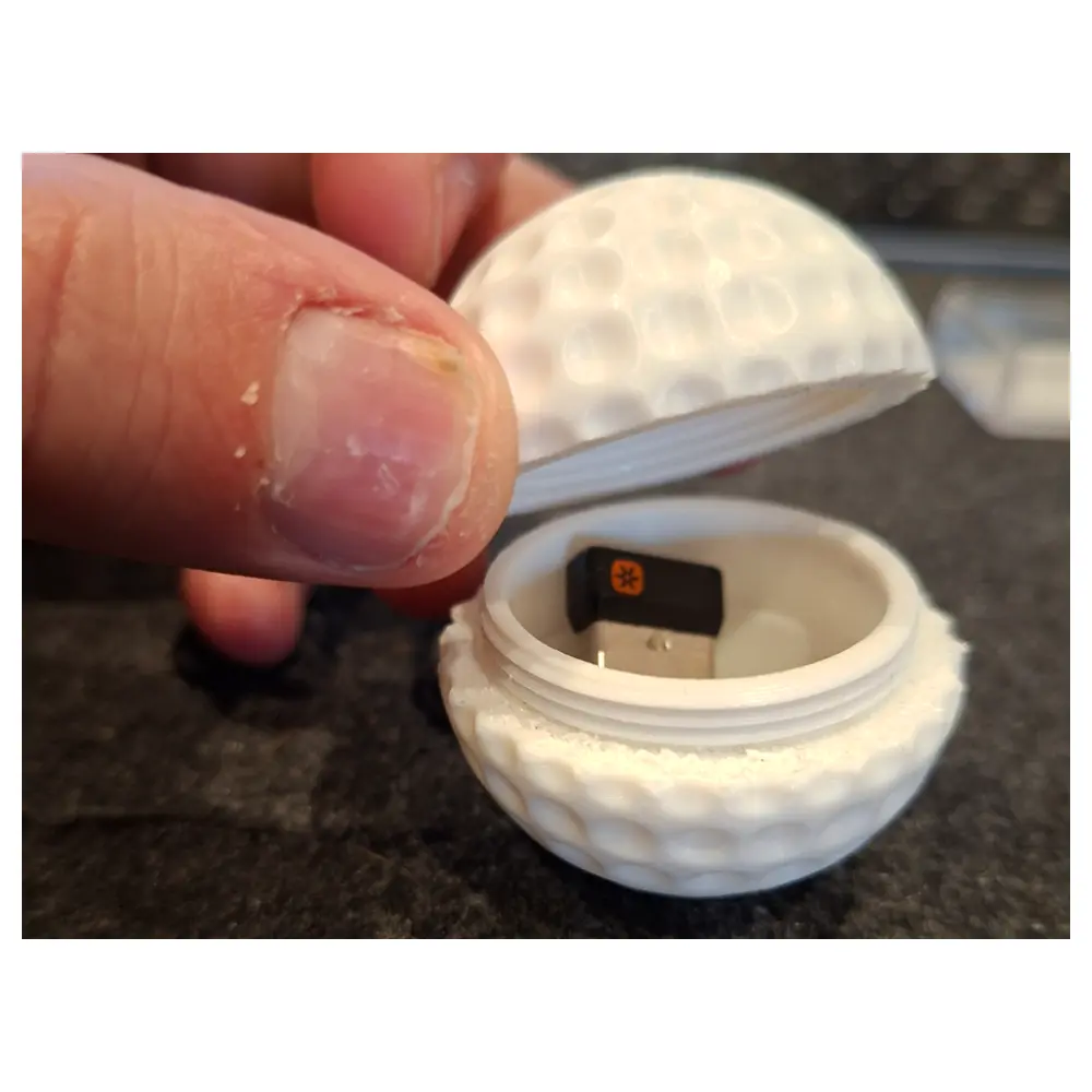Ball Threaded Lid Container Hidden Storage Box Universal Parts Repair