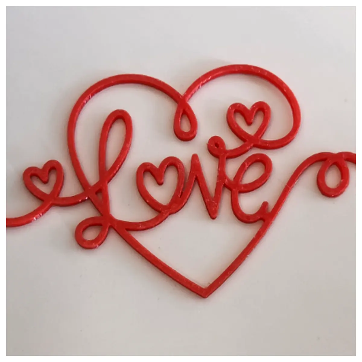 Shape Wall Decor Desktop Stand Decoration Romantic Gift Love Ornament Wall Art