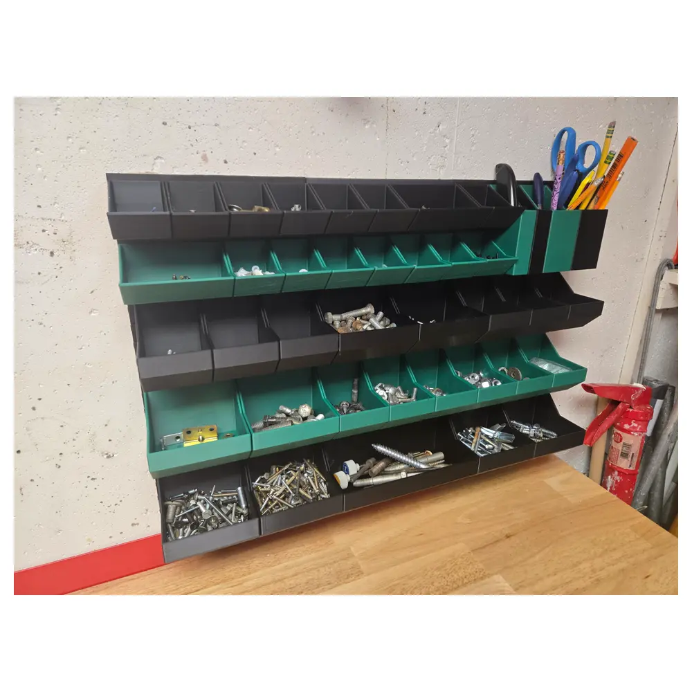 Wall Mounted Storage Clips Organizer Shelf System Wall Storage Hanging System Base Plate