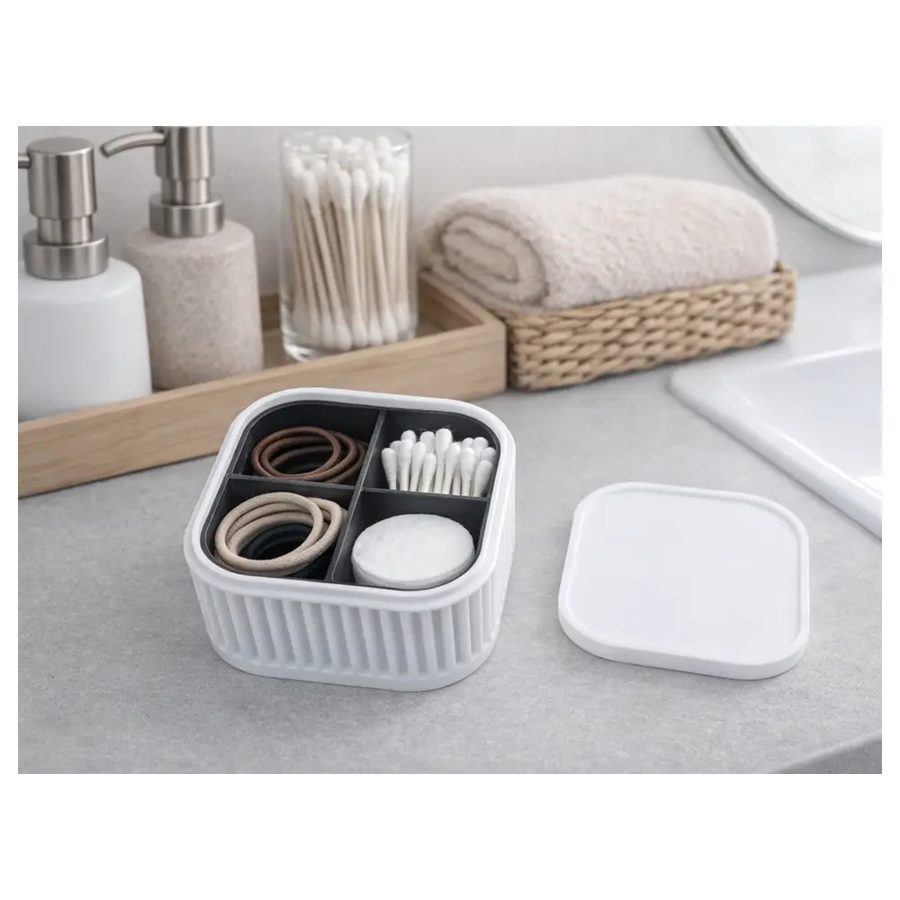 Stackable Storage Plugin S 80x80 4 Part Divider Storage Organizer Space Saving