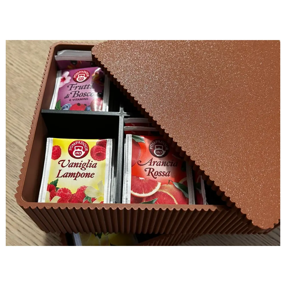 Tea Bags Organizer Food Containers Storage Box Multi Purpose Organizer Kitchen Storage Solutions Shelves