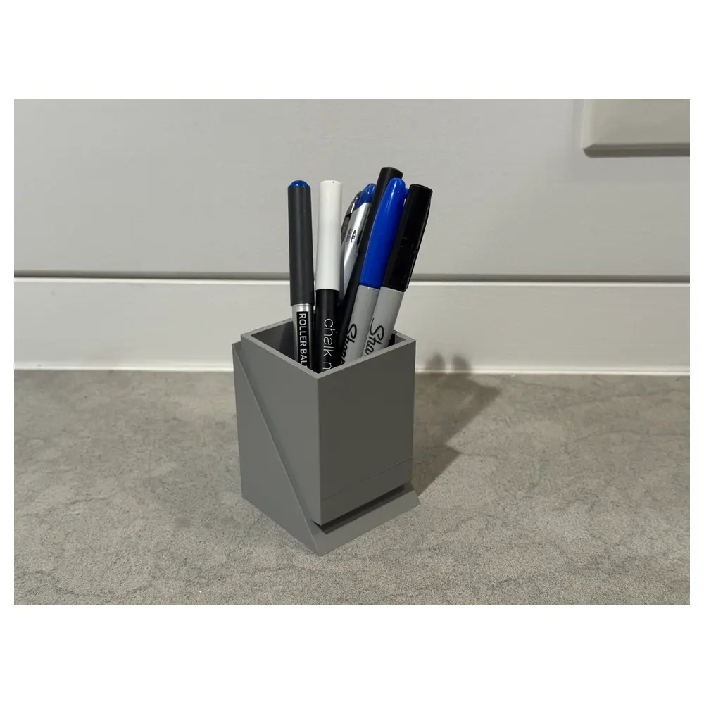 Pen Pencil Organizer Automatic Holder Storage Tool Pen Case Organizer Desk Storage