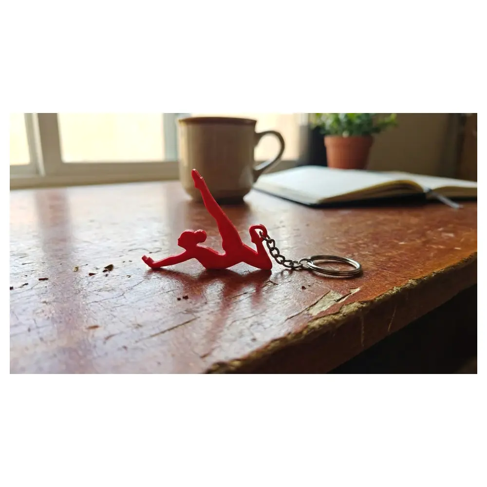 Gymnast Keychain Movement Keychains Sports Gifts Keychain Charms
