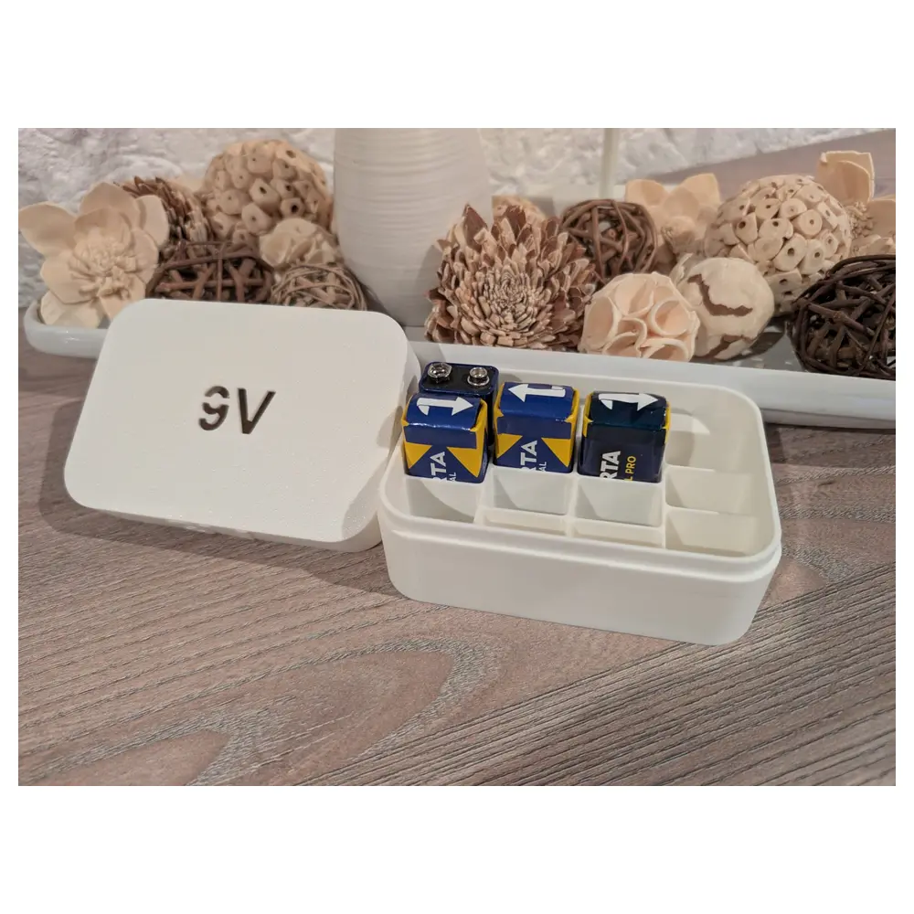 9V Battery Organizer Box Battery Case Storage Electronic Components Parts 9V Battery Holder