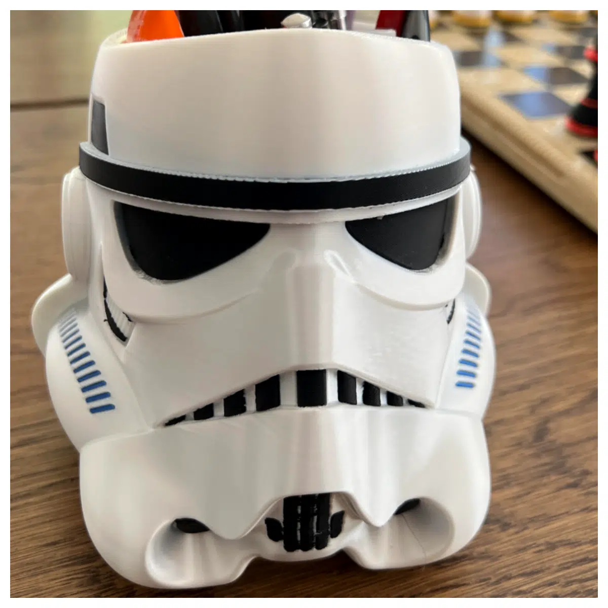 Storm Soldier Pen Holder Flower Pot Set Desk Organizer Multi Function Stand Creative Decoration Study Room Supplies Planter Holder