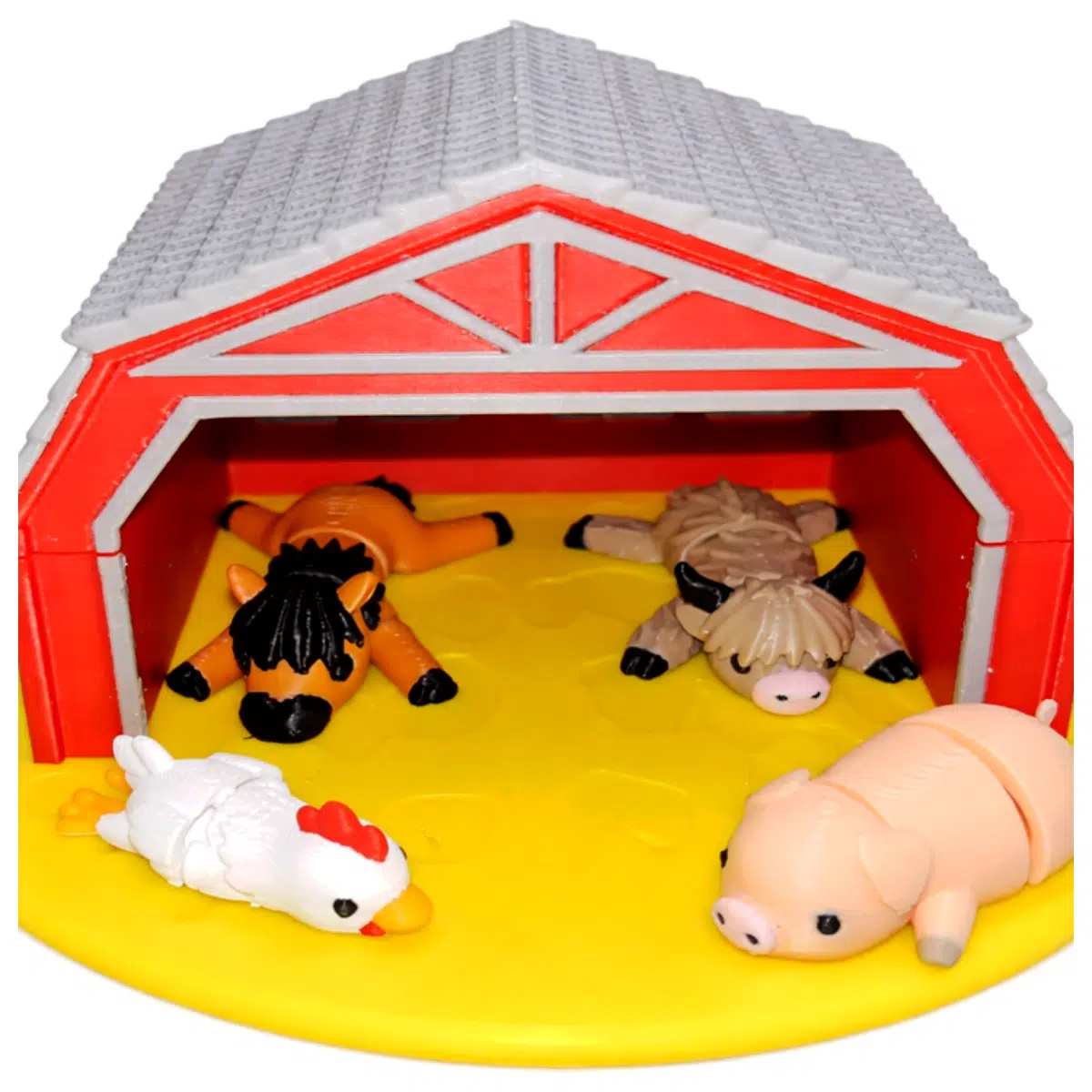 Mini Farm Barn Model Toy Farm Set Kids Toys Indoor Games Role Play Accessories Building Kit Educational Toys