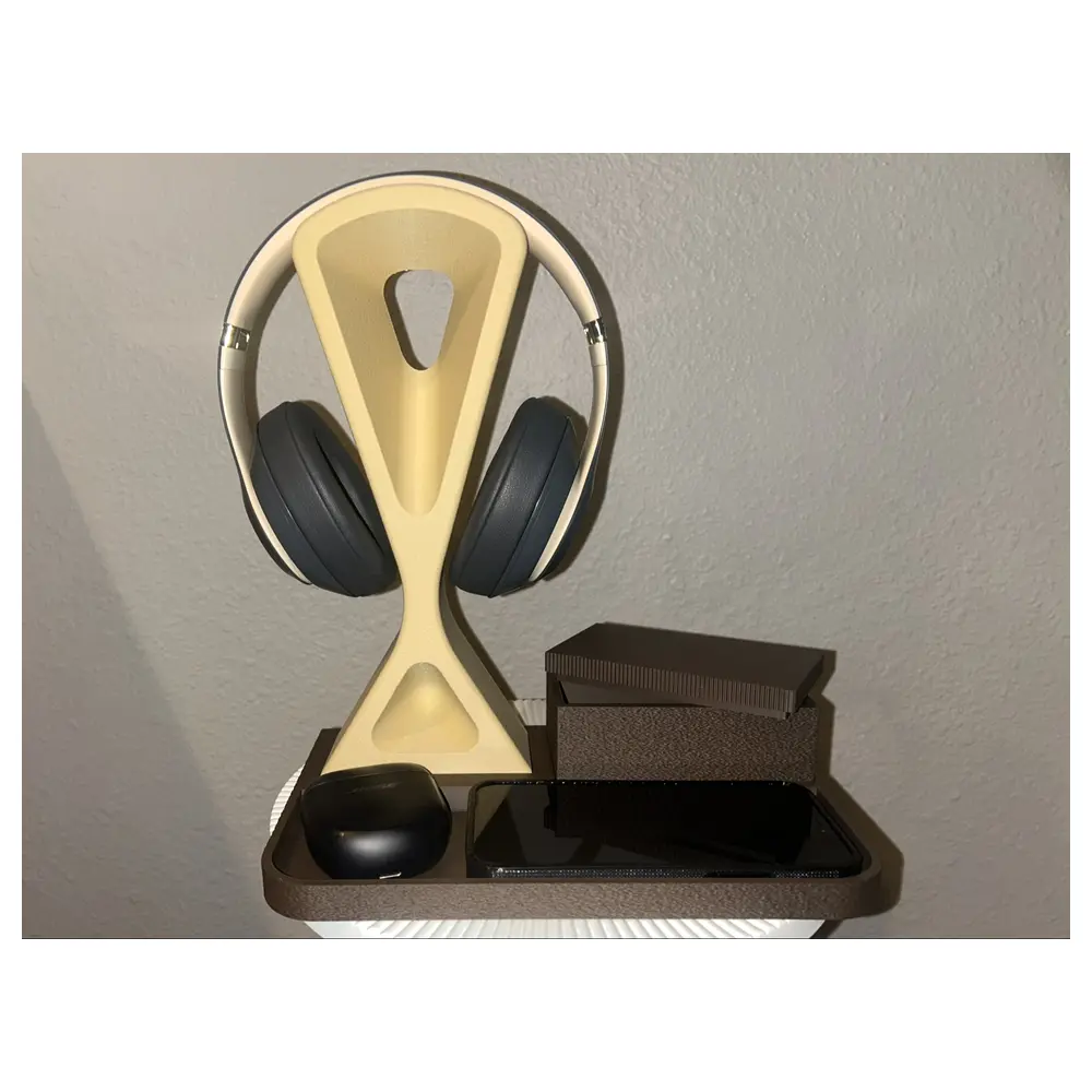 Desktop Headphone Holder Organizer Phone Stand Computer Stand Adjustable Support Accessory