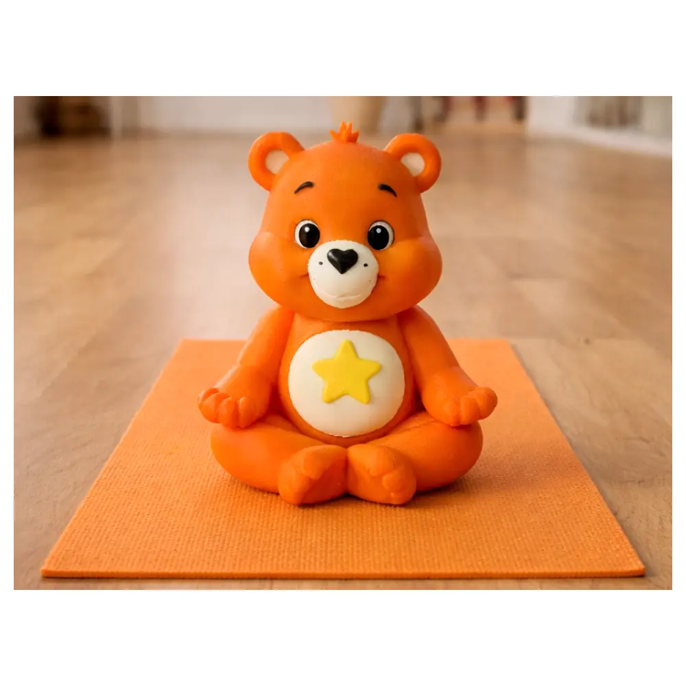 Yoga Bear Plush Toy Kids Soft Comfortable Educational Toys Develop Baby Motor Skills
