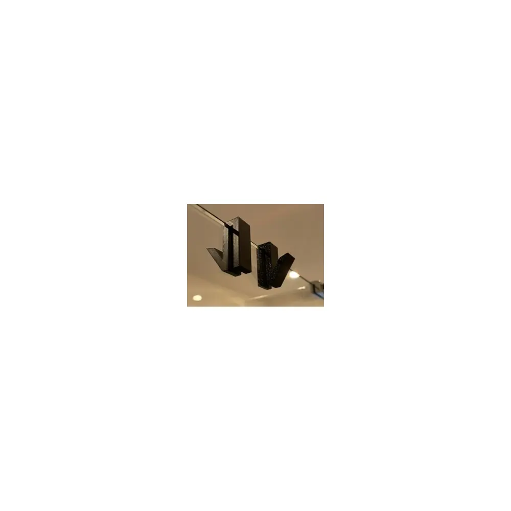 8mm Shower Wall Towel Rack Bathroom Wall Towel Holder Shelf Shower Room Accessories